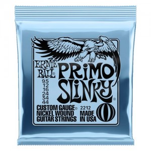 Ernie Ball 2212 Primo Slinky Electric Guitar Strings, 9.5-44 